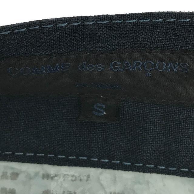 【美品】  COMME des GARCONS HOMME / コムデギャルソンオム | 2015AW | AD2015 ポリ縮絨 ポリエステル テーパード スラックス パンツ | S | ネイビー | メンズ 5