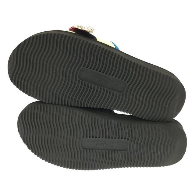 TOGA / トーガ | × SUICOKE スイコック / オープントゥ ベルクロ サンダル | 22cm | ブラック | レディース