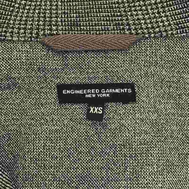 【美品】  Engineered Garments / エンジニアドガーメンツ | 3B グレンチェック ニットジャケット | XXS | グレー | レディース 4