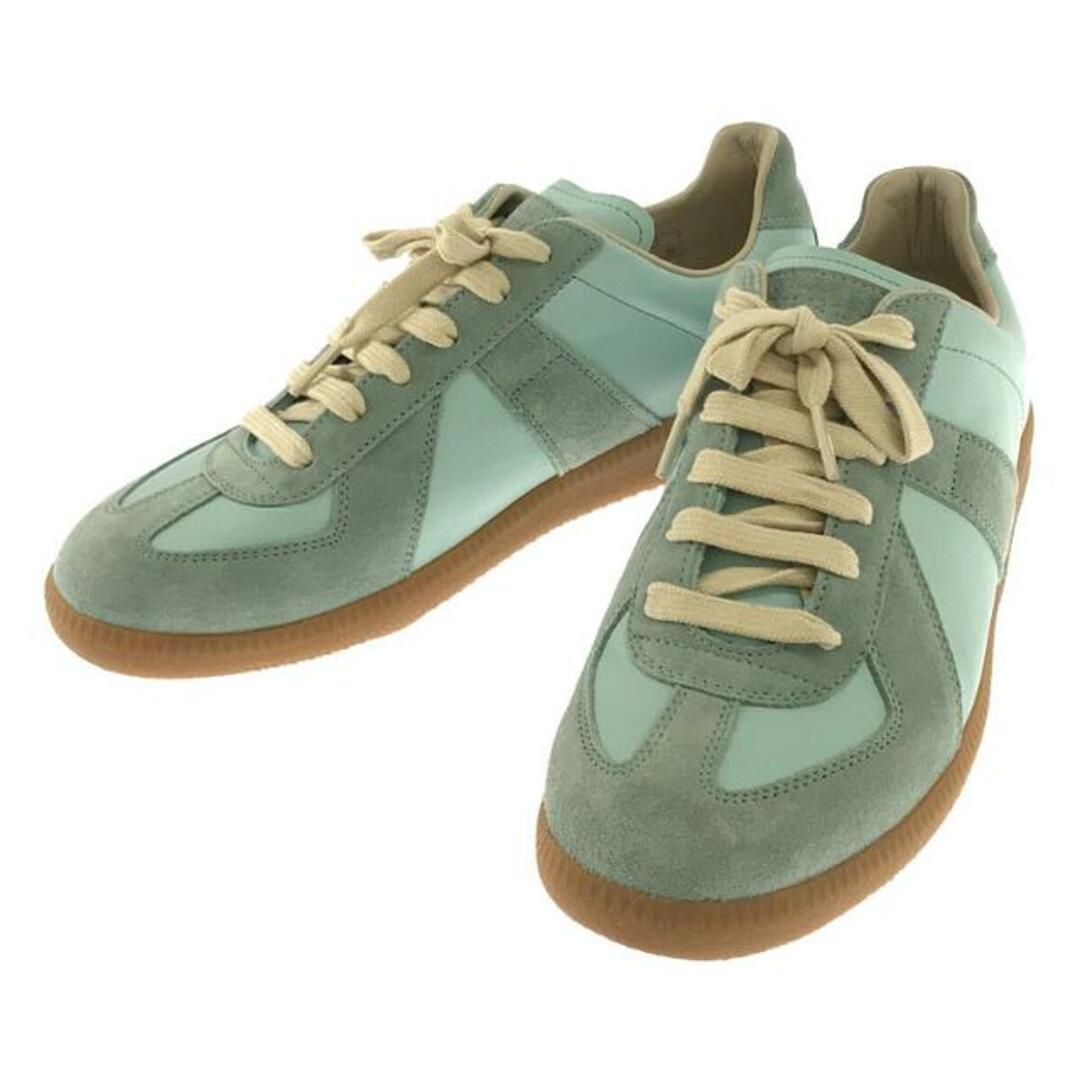 【新品】  Maison Margiela / メゾンマルジェラ | Replica Sneakers GERMAN TRAINER レプリカ スニーカー ジャーマントレーナー レザー シューズ  保存袋有 blue | 38 | ブルー | レディース