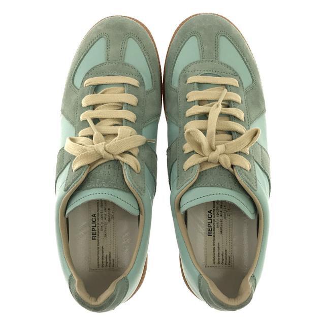 【新品】  Maison Margiela / メゾンマルジェラ | Replica Sneakers GERMAN TRAINER レプリカ スニーカー ジャーマントレーナー レザー シューズ  保存袋有 blue | 38 | ブルー | レディース