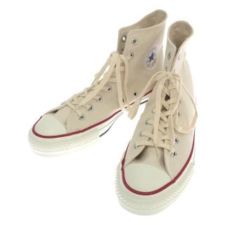 コンバース(CONVERSE)の【新品】  CONVERSE / コンバース | CANVAS ALL STAR J HI ジャパン 日本製 オールスター ハイカット NW | 28cm | ナチュラルホワイト | メンズ(スニーカー)