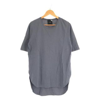 エイトン(ATON)のATON / エイトン | 2021SS | ラウンドヘム S/S Tシャツ | 2 | ブルー | レディース(Tシャツ(半袖/袖なし))