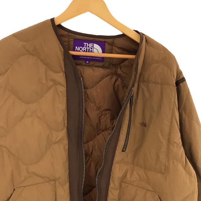 【美品】 THE NORTH FACE PURPLE LABEL / ザノースフェイスパープルレーベル | Field Down Cardigan  ND2153N フィールドダウンカーディガン 光電子 ノーカラー ダウン ジャケット | M | ブラウン | メンズ