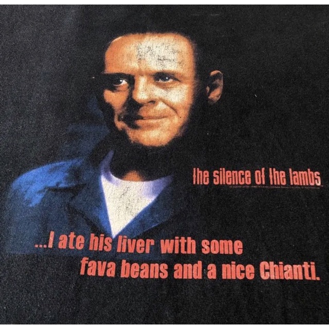 【レア】羊たちの沈黙 Silence of the Lambs 映画Tシャツ M