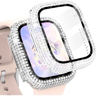 アップルウォッチ(Apple Watch)のApple Watch 8 7 クリアカバー キラキラ アップルウォッチ ケース(モバイルケース/カバー)