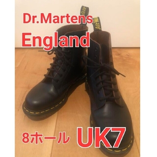 ドクターマーチン(Dr.Martens)のDr.Martens　8ホール　UK7 　England　マーチン(ブーツ)