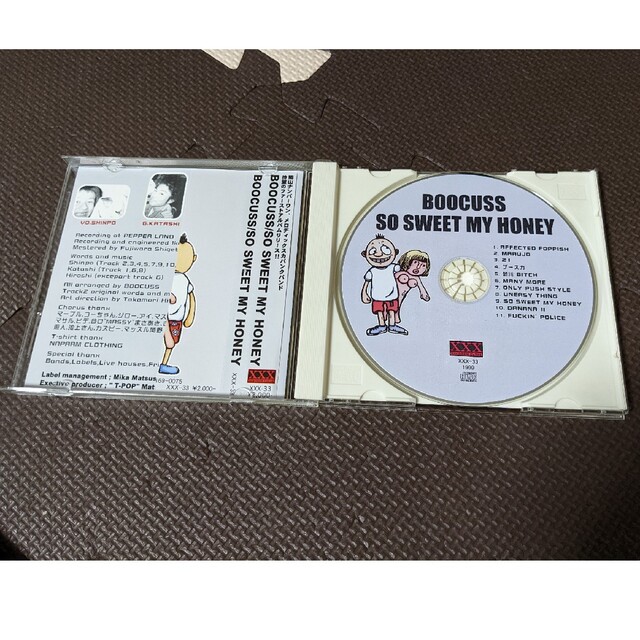 So Sweet My HoneyBOOCUSS アルバム エンタメ/ホビーのCD(ポップス/ロック(邦楽))の商品写真