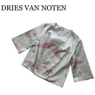 ドリスヴァンノッテン(DRIES VAN NOTEN)の新品タグ付♪ ドリスヴァンノッテン 半袖ブラウス⭐︎屏風モチーフ(シャツ/ブラウス(半袖/袖なし))