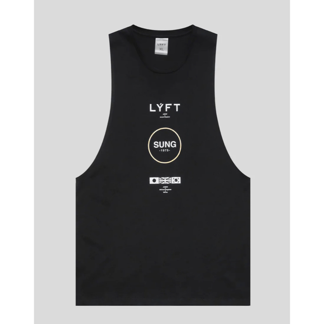 LÝFT X SUNG DROP TANKTOP - BLACK メンズのトップス(タンクトップ)の商品写真