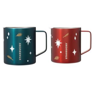 スターバックス(Starbucks)の新品　スターバックス　ホリデー　2022 クリスマス　ペア　ステンレス　カップ(グラス/カップ)