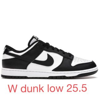 ナイキ(NIKE)のdunk low panda パンダ　nike 25.5 ダンク ナイキ(スニーカー)