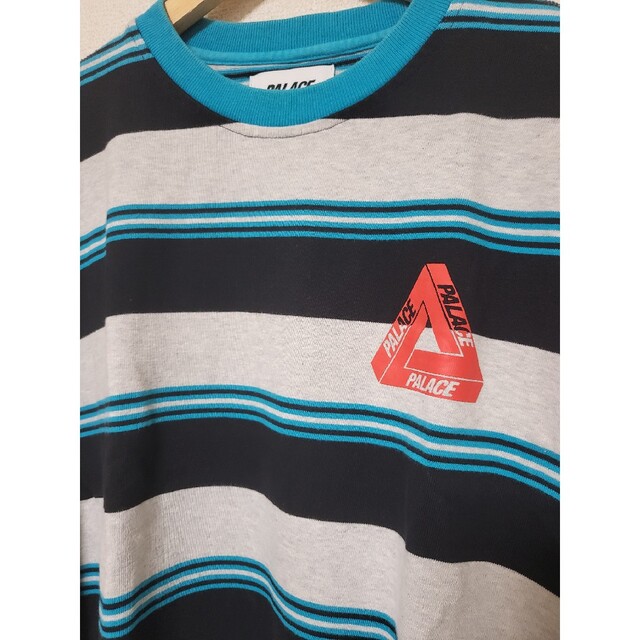 PALACE RIBBED FOR スウェットXL PLEASURE ボーダー柄