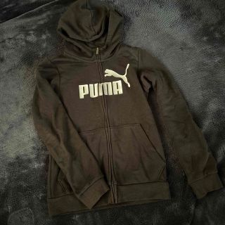 プーマ(PUMA)のPUMA キッズ140cm相当ジップアップパーカージャージ男女兼用黒(ジャケット/上着)