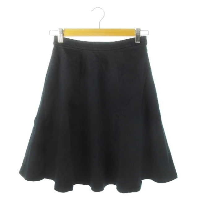 NATURAL BEAUTY BASIC(ナチュラルビューティーベーシック)のナチュラルビューティーベーシック スカート フレア ひざ丈 コットン S 濃紺 レディースのスカート(ひざ丈スカート)の商品写真