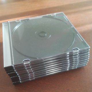 CD　DVD　ケース　黒　10枚(CD/DVD収納)