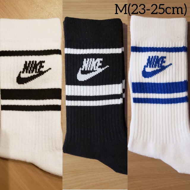 NIKE(ナイキ)のナイキソックス(3足セット)M レディースのレッグウェア(ソックス)の商品写真