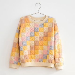 ミーシャアンドパフ(Misha & Puff)のFish &kids Pink Patchwork Flower top(Tシャツ/カットソー)