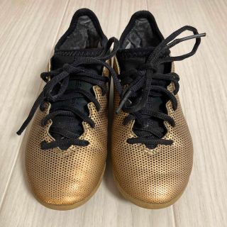 アディダス(adidas)のadidas スパイク　19㎝　ゴールド　サッカー(その他)