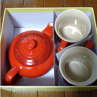 ルクルーゼ(LE CREUSET)のル・クルーゼ　ポット＆マグ2個(食器)