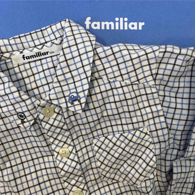 familiar(ファミリア)のファミリア　シャツ100 キッズ/ベビー/マタニティのキッズ服男の子用(90cm~)(Tシャツ/カットソー)の商品写真