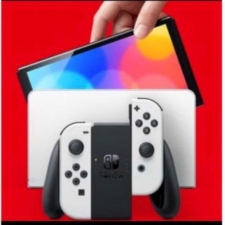 ニンテンドースイッチ(Nintendo Switch)の【新品】Nintendo Switch本体 有機ELモデル　ホワイト(家庭用ゲーム機本体)