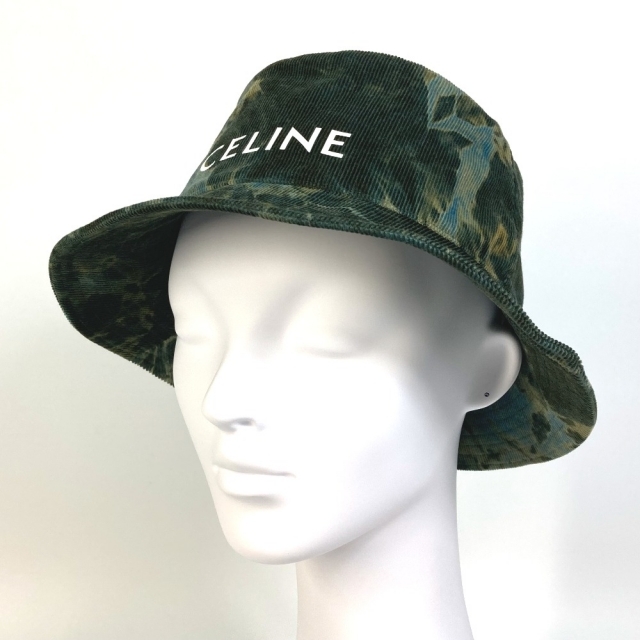 セリーヌ CELINE 迷彩 カモフラ 2AU5B214Q コーデュロイ タイダイ ロゴ