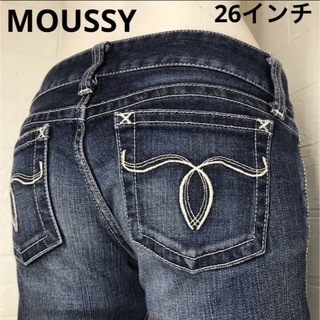 moussy - MOUSSY 高身長26インチ美尻♡美脚　スニーカーにもヒールにも合うスキニー
