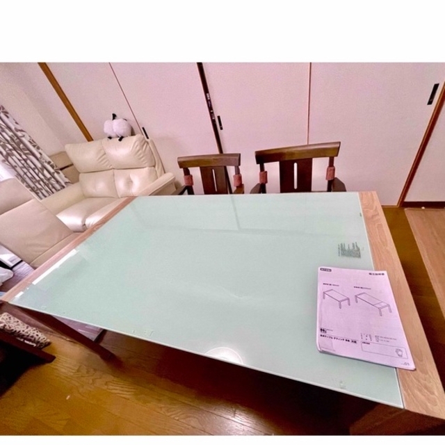 ニトリ 伸長式ダイニングテーブルテーブル