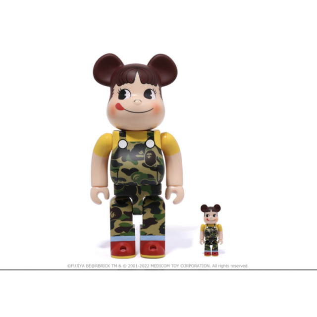 BE@RBRICK BAPE(R) × ペコちゃん　GREEN