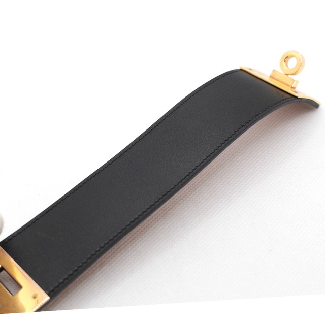 独創的 HERMES エルメス - Hermes バングル ブラック系 ケリードッグ 独創的 HERMES エルメス - Hermes バングル ブラック系 ケリードッグ
