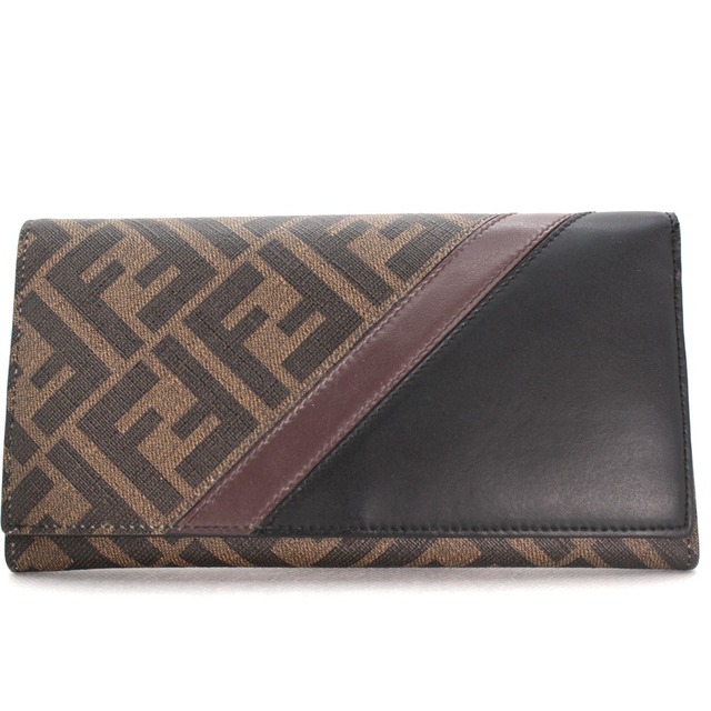 フェンディ FENDI 長財布 ズッカ 7M0264 ブラウン系