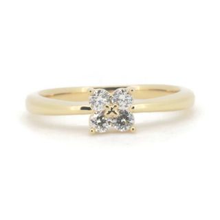 タサキ(TASAKI)の目立った傷や汚れなし タサキ ダイヤモンド リング 8.5号 0.18ct K18YG(18金 イエローゴールド)(リング(指輪))