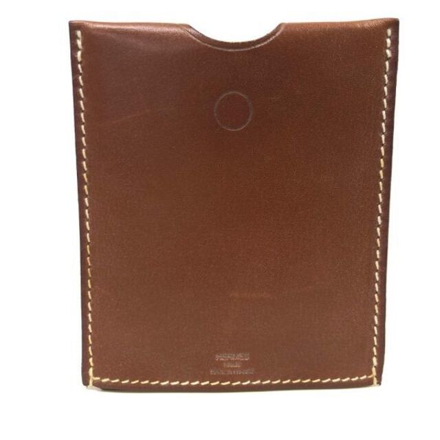 エルメス HERMES 携帯ケース ランプドポッシュ ブラウン系 エルメス HERMES 携帯ケース ランプドポッシュ ブラウン系