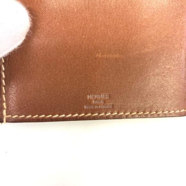 エルメス HERMES 携帯ケース ランプドポッシュ ブラウン系 エルメス HERMES 携帯ケース ランプドポッシュ ブラウン系