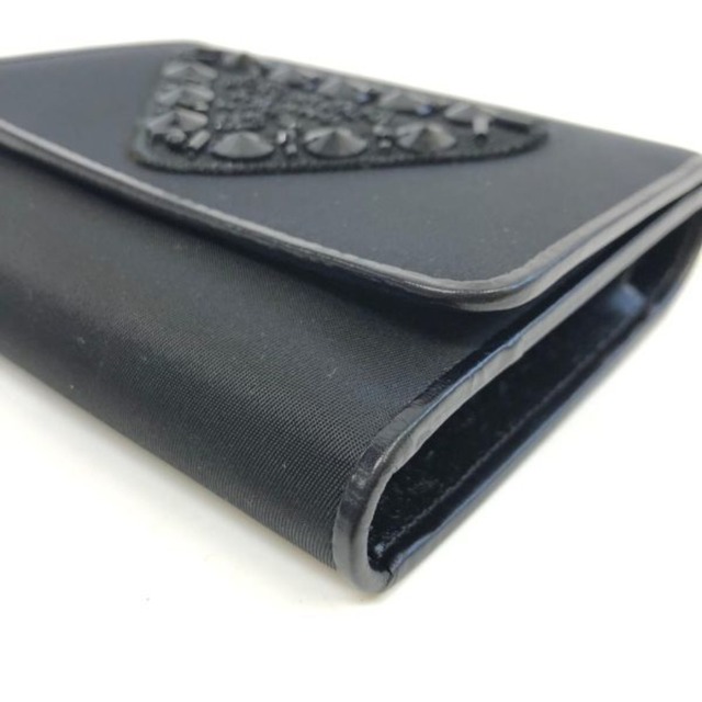 プラダ PRADA 三つ折り財布 ビーズ 1M0170 ブラック系 | www 