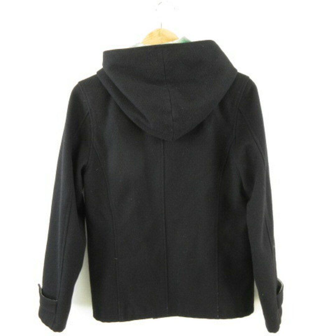 ブライトン BRAITONE フーデットコート 長袖 黒 M *A150 braitone ファー付きコート