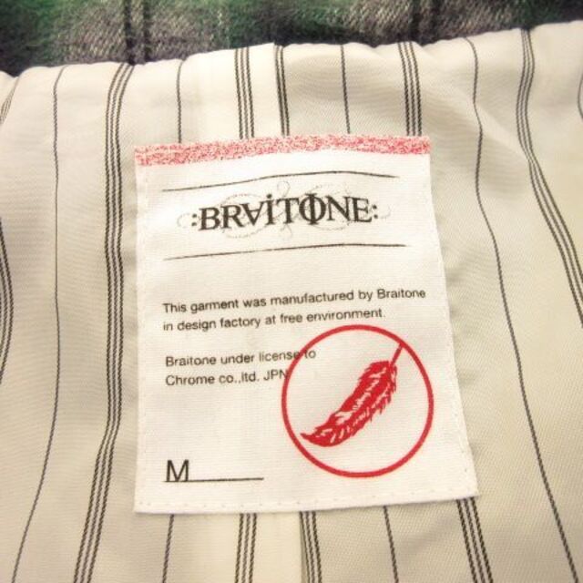 BRAITONE(ブライトン)のブライトン BRAITONE フーデットコート 長袖 黒 M *A150 メンズのジャケット/アウター(その他)の商品写真