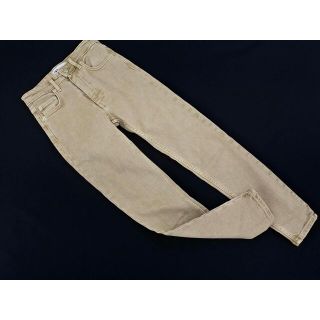 ザラ(ZARA)のZARA ザラ スキニー デニムパンツ size32/ベージュ ■■ レディース(デニム/ジーンズ)