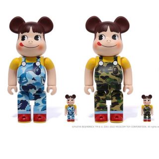 ベアブリック(BE@RBRICK)のBE＠RBRICK  BAPE(R) × ペコちゃん 100% & 400%(その他)