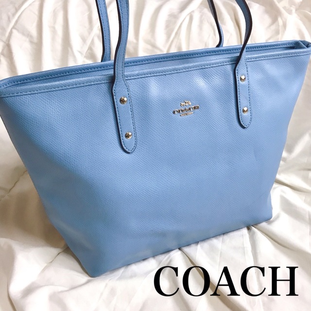 COACH コーチ シティ トートバッグ チャーム A4可 レザー 肩がけ | www