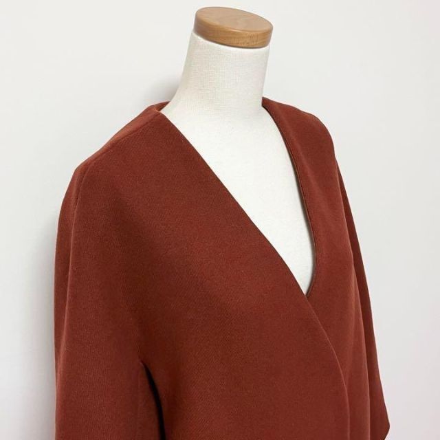 【定価4.9万】GALLARDAGALANTE ウール ノーカラー ロングコート