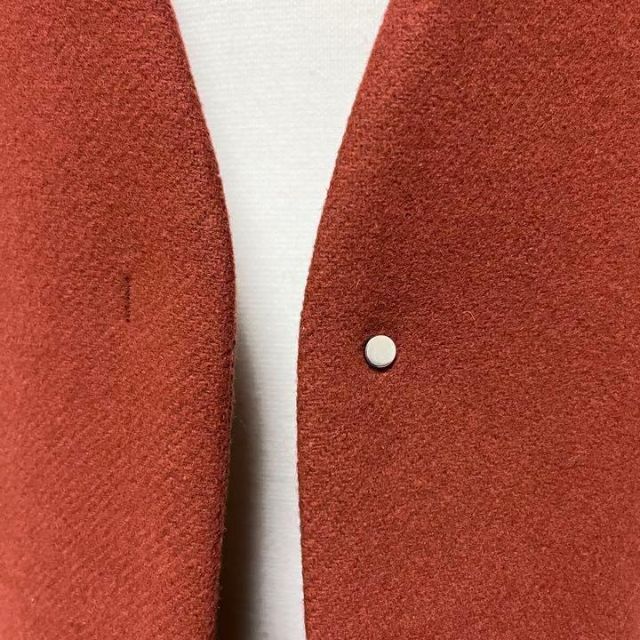 【定価4.9万】GALLARDAGALANTE ウール ノーカラー ロングコート