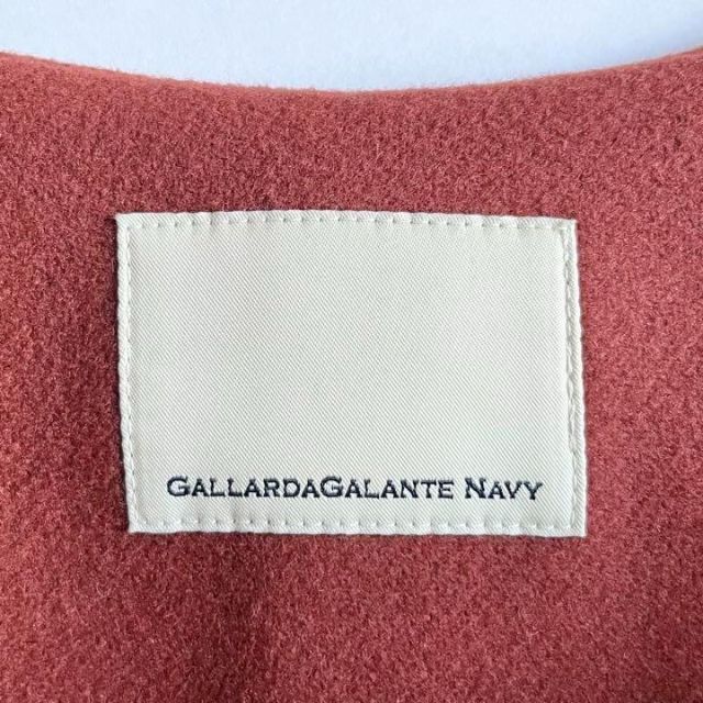 【定価4.9万】GALLARDAGALANTE ウール ノーカラー ロングコート