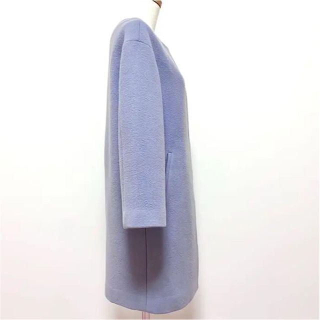 定価4.6万】IENA イエナ ノーカラー ロング ウール ホック コート