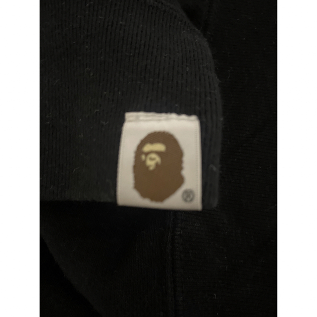 【美品】A BATHING APE トレーナー　黒　Ｌサイズ