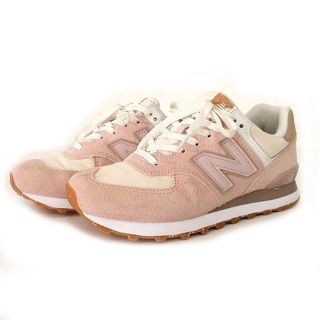 ニューバランス(New Balance)のニューバランス 574 スニーカー WL574SP2  25㎝ ピンク ベージュ(スニーカー)