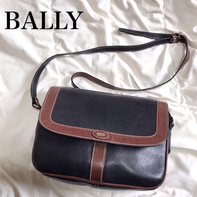 Bally - BALLY バリー ヴィンテージ オールレザー ショルダーバッグ