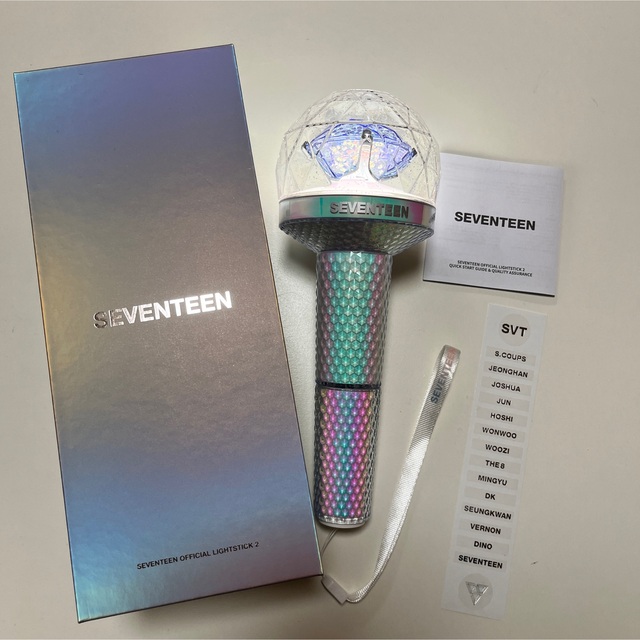 SEVENTEEN(セブンティーン)のseventeen ペンライト カラ棒 エンタメ/ホビーのタレントグッズ(アイドルグッズ)の商品写真