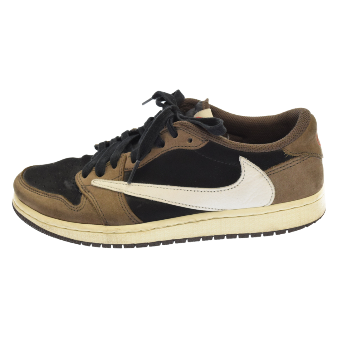 NIKE ナイキ ×TRAVIS SCOTT AIR JORDAN 1 LOW OG SP-T トラビス・スコット エアジョーダン1 ローカットスニーカー US8 CQ4277-001 ブラウン